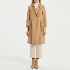 1 pcs Trendy Outfits Double Breasted Long Winter Overcoat