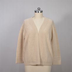1 pcs Wool Knit Cardigan Women Loose Sweater
